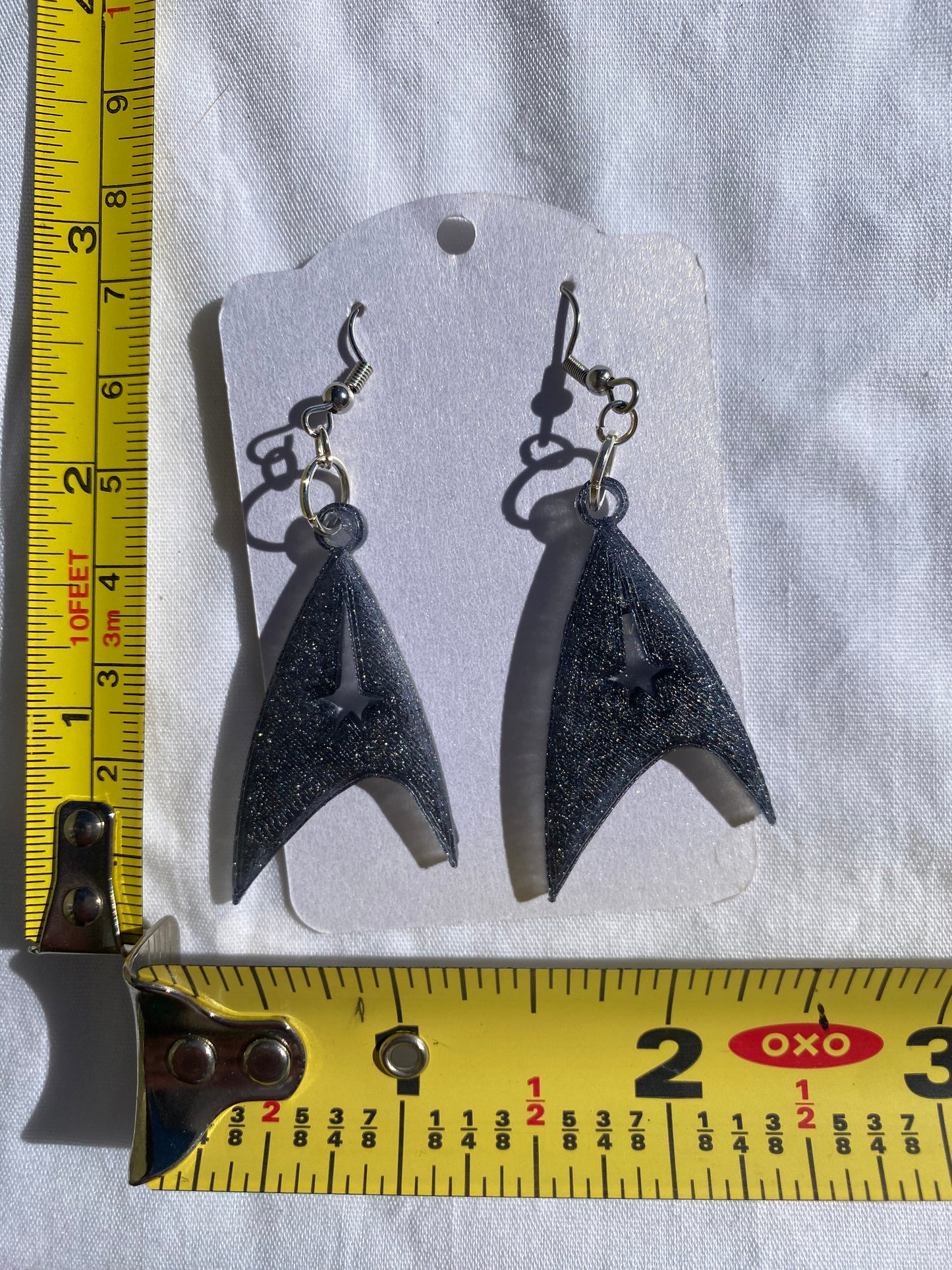 Star Trek-Themed Drop Earrings