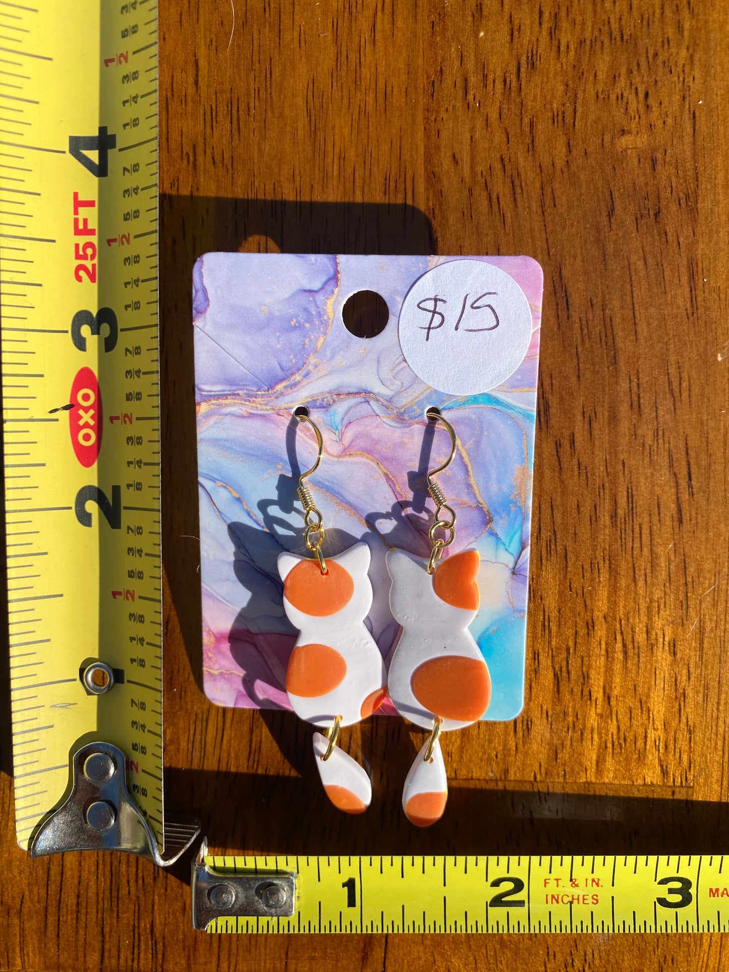 Dangling Cat Earrings (Multiple Colors!)