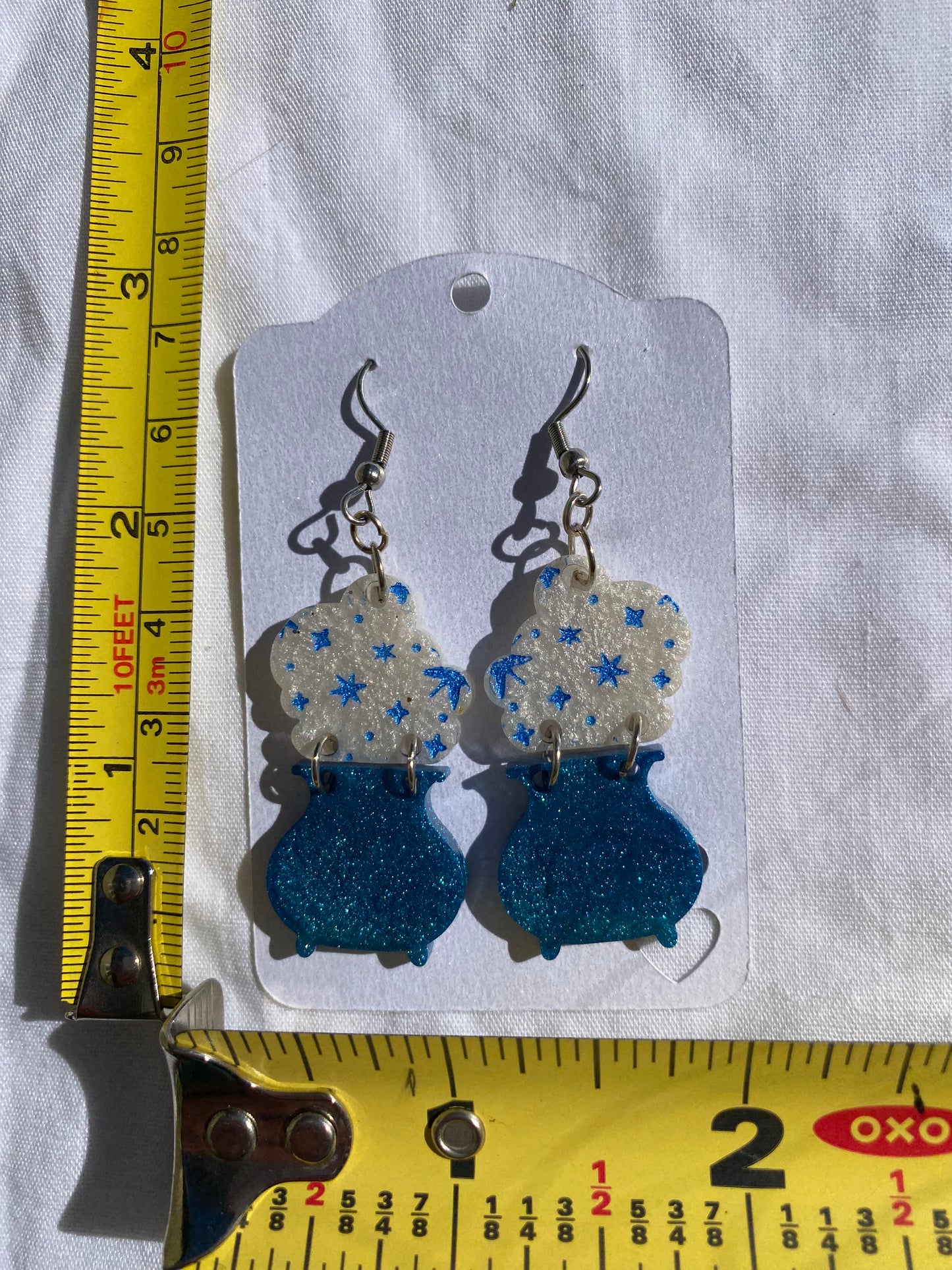 Witch's Cauldron Handmade Drop Earrings