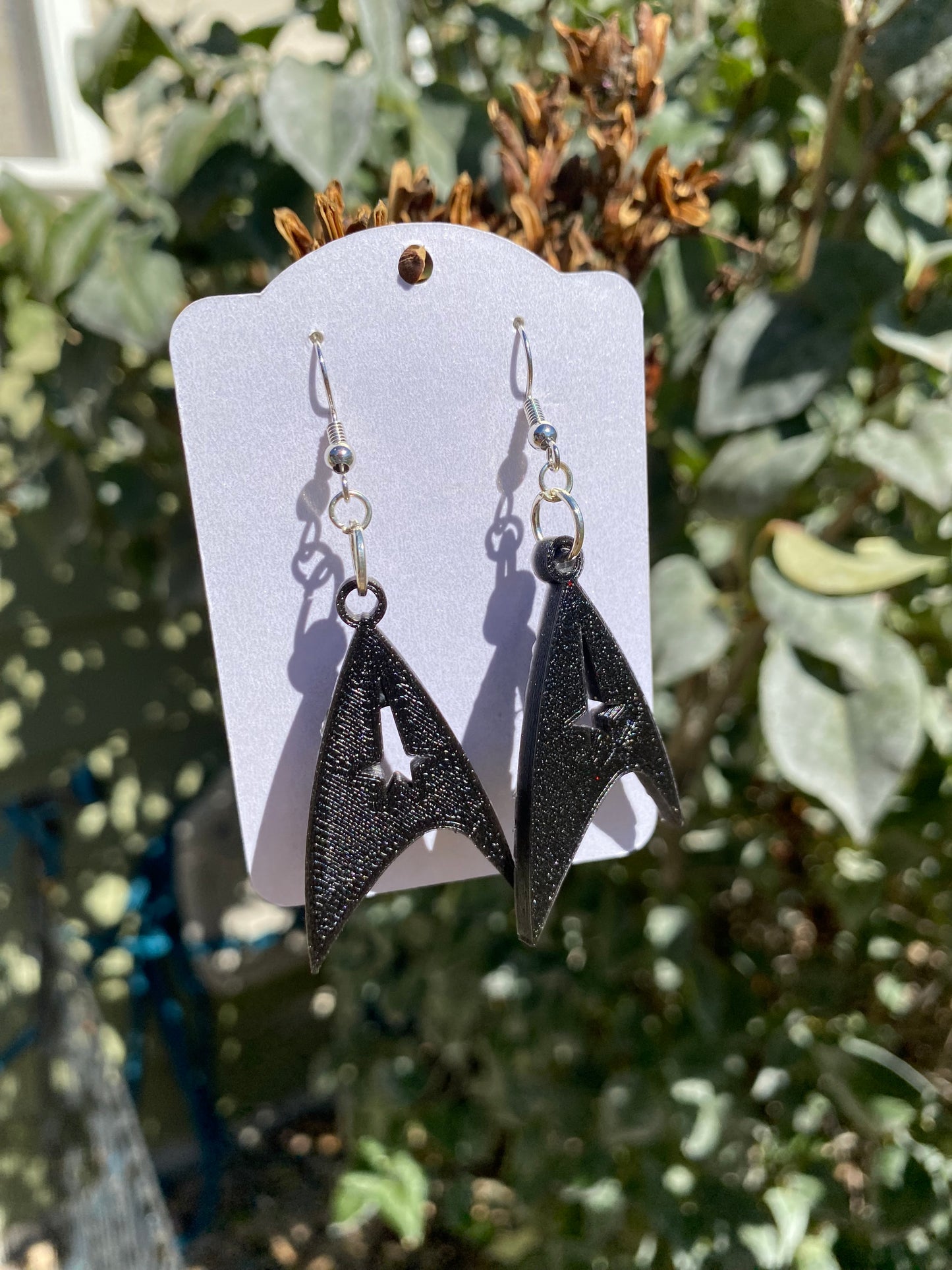 Star Trek-Themed Drop Earrings