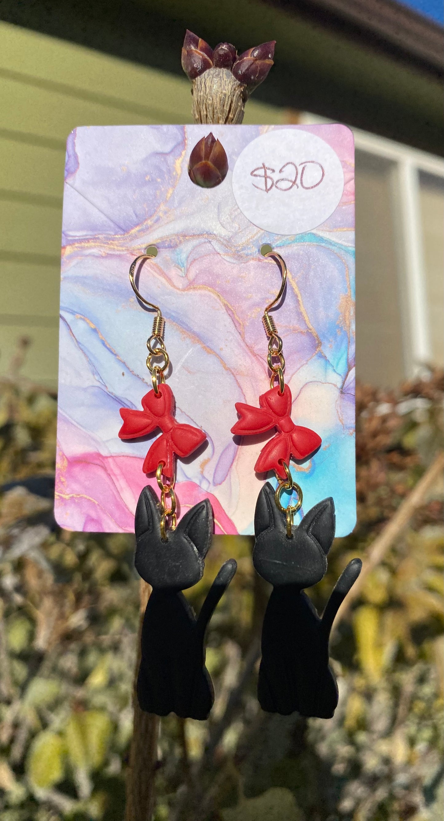 Jiji Cat Earrings