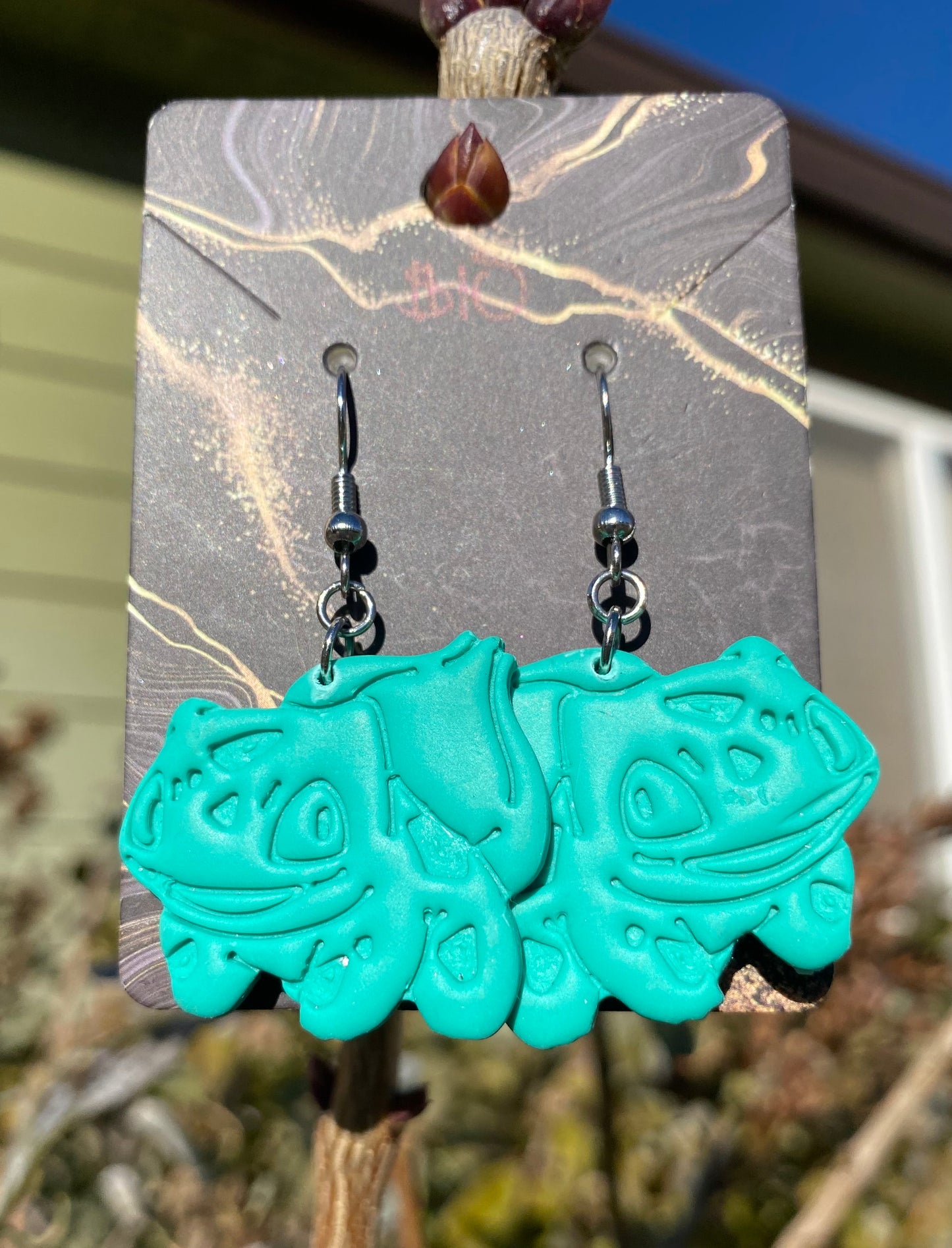 Little Blub Plant Critter Earrings
