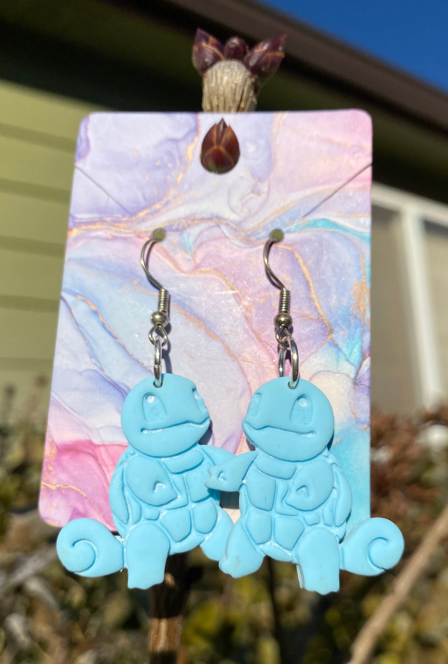 Water Turtle Earrings